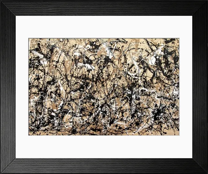 Framed Print : This Jackson Pollock painting is called Autumn Rhythm and hangs in the Metropolitan Museum of Art in New York Framed Print : This Jackson Pollock painting is called Autumn Rhythm and hangs in the Metropolitan Museum of Art in New York