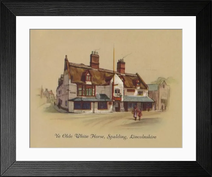 Framed Print : Ye Olde White Horse, Spalding, Lincolnshire, 1939 Framed Print : Ye Olde White Horse, Spalding, Lincolnshire, 1939