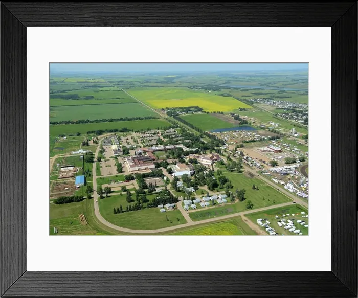 Framed Print : aerial, Lakeland College, Vermilion, Alberta Framed Print : aerial, Lakeland College, Vermilion, Alberta