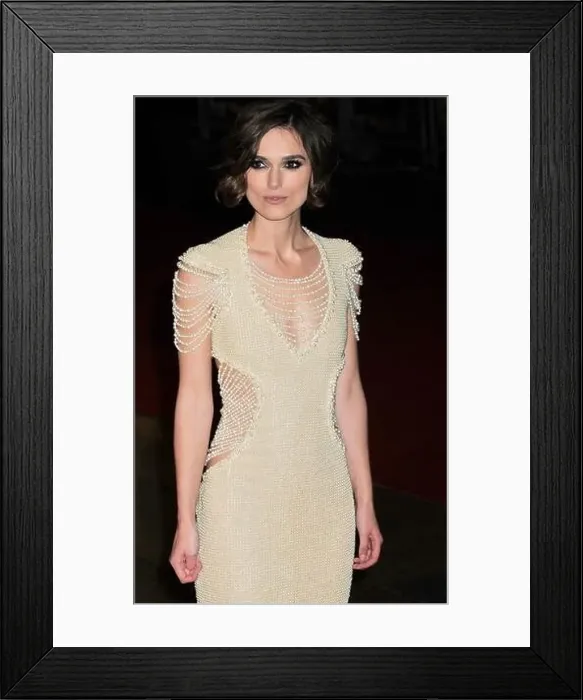 Framed Print : Keira Knightley. Never Let Me Go Premiere, London. UK Framed Print : Keira Knightley. Never Let Me Go Premiere, London. UK