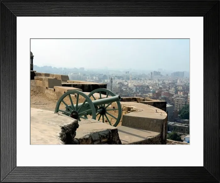 Framed Print : Cairo Citadel iftar cannon Framed Print : Cairo Citadel iftar cannon