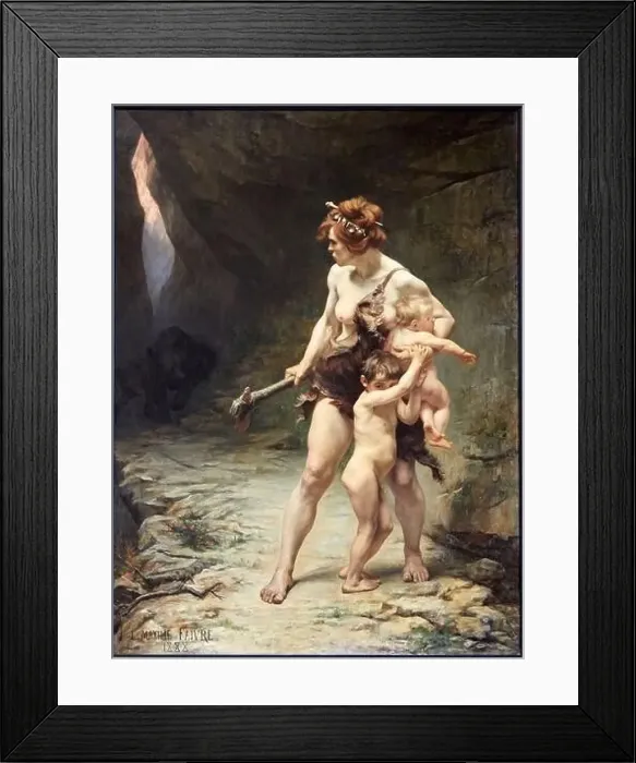Framed Print : Deux mères, 1888, Maxime Faivre, Musée d'Orsay, Paris, France, Europe Framed Print : Deux mères, 1888, Maxime Faivre, Musée d'Orsay, Paris, France, Europe