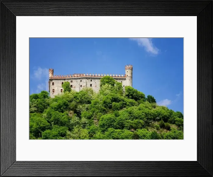 Framed Print : Castle of Montaldo Dora, in Canavese (Piedmont, Italy) Framed Print : Castle of Montaldo Dora, in Canavese (Piedmont, Italy)