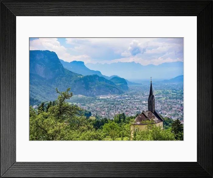 Framed Print : Chapel of St. Ottilie on the Bödele in Oberfallenberg near Dornbirn Framed Print : Chapel of St. Ottilie on the Bödele in Oberfallenberg near Dornbirn