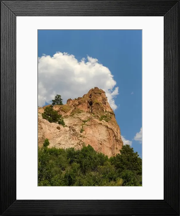 Framed Print : Peak formation at Garden of the Gods in Colorado Springs Framed Print : Peak formation at Garden of the Gods in Colorado Springs