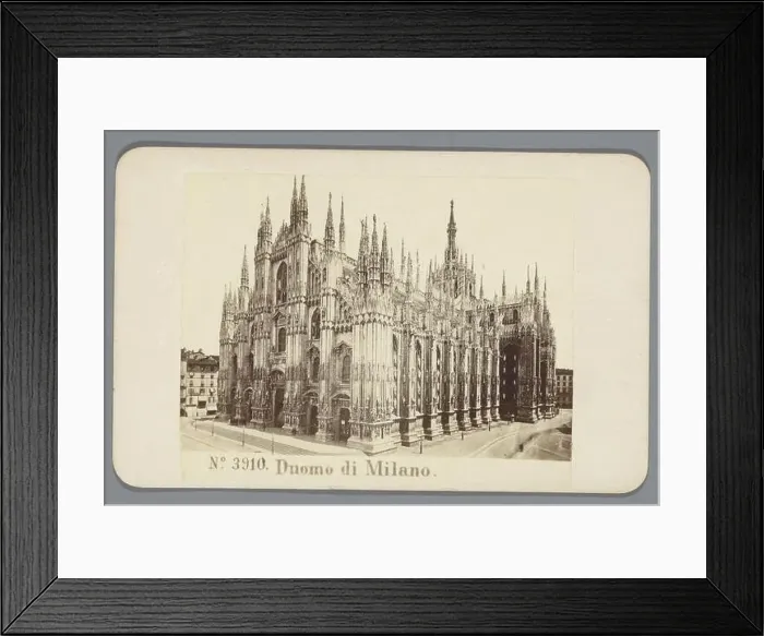 Framed Print : Duomo of Milan, Duomo di Milano (title on object) Framed Print : Duomo of Milan, Duomo di Milano (title on object)
