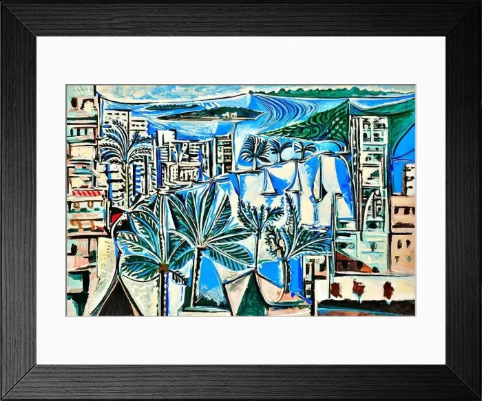 Framed Print : The Bay of Cannes, 1958 (Painting) by Artist Picasso, Pablo (1881-1973) Spanish Framed Print : The Bay of Cannes, 1958 (Painting) by Artist Picasso, Pablo (1881-1973) Spanish