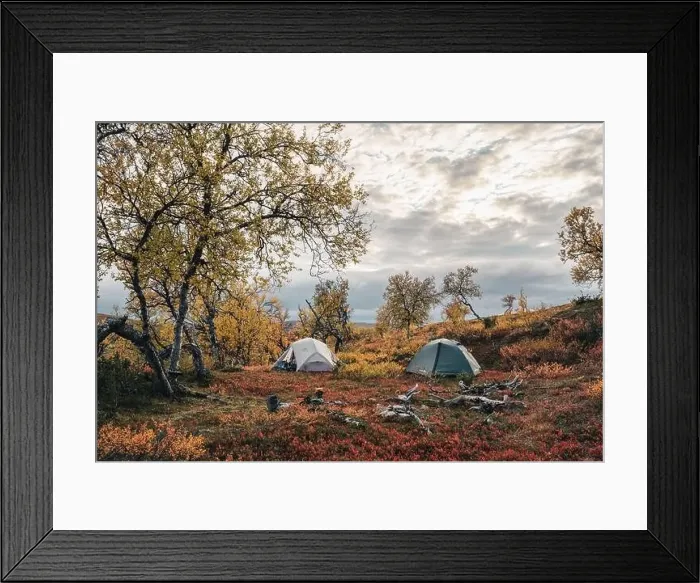 Framed Print : Landscape of northern Lapland shot in Finland. Fall colors and beautiful sights Framed Print : Landscape of northern Lapland shot in Finland. Fall colors and beautiful sights