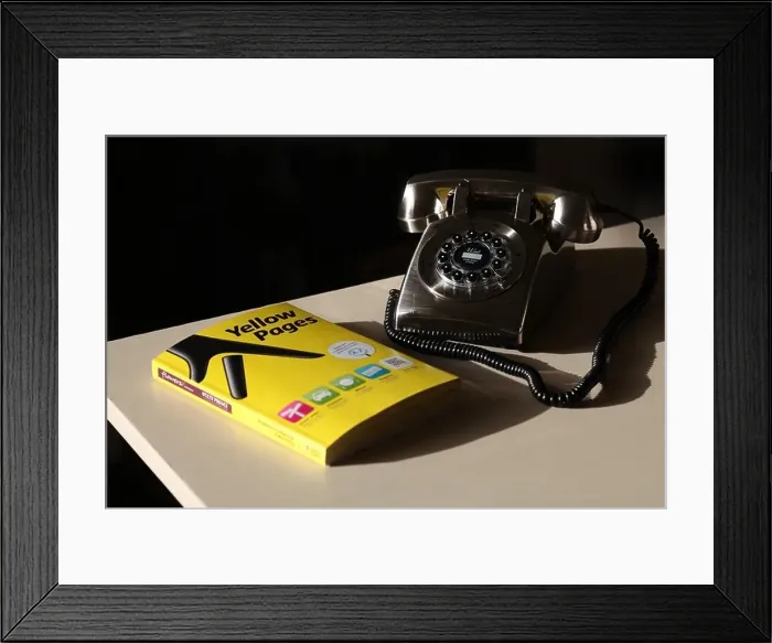 Framed Print : Yellow Pages Telephone Directory Framed Print : Yellow Pages Telephone Directory