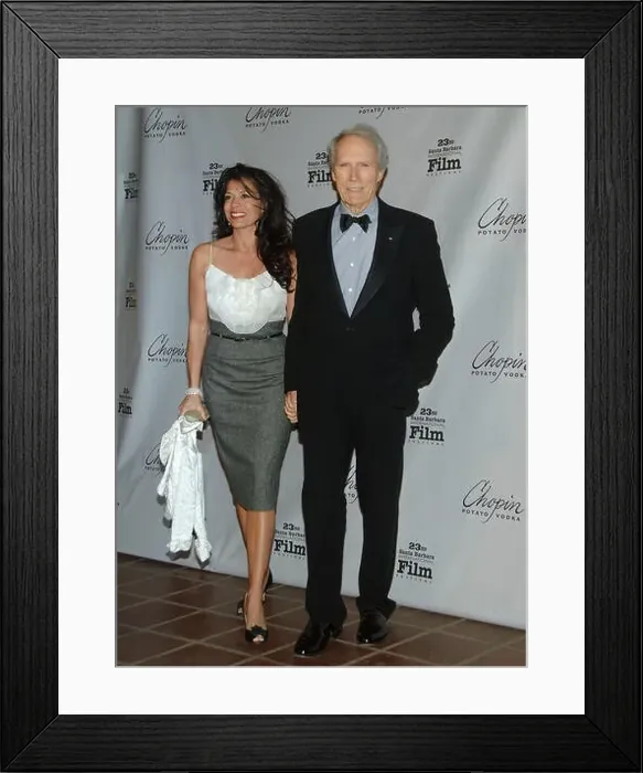 Framed Print : Clint Eastwood and wife Dinah arriving at the SBIFF ( Santa Barbara Int) Framed Print : Clint Eastwood and wife Dinah arriving at the SBIFF ( Santa Barbara Int)
