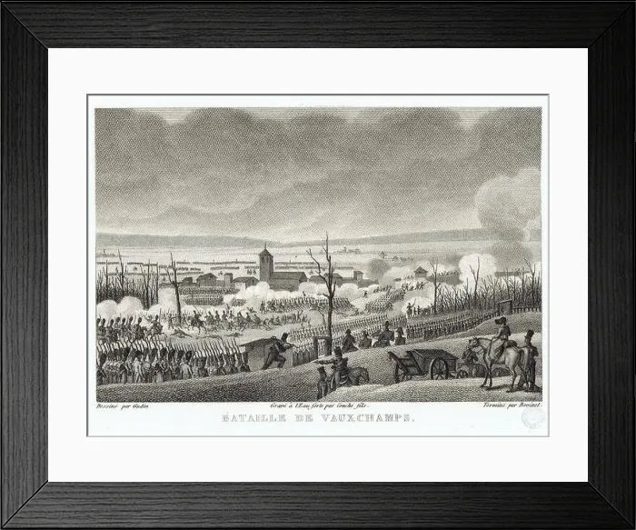 Framed Print : bataille de Vauchamps 14 février 1814 Framed Print : bataille de Vauchamps 14 février 1814