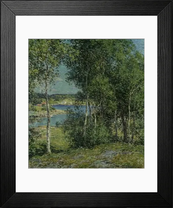 Framed Print : A Family of Birches 1907 by Willard L. Metcalf, born Lowell, MA 1858-died New York City 1925 Framed Print : A Family of Birches 1907 by Willard L. Metcalf, born Lowell, MA 1858-died New York City 1925