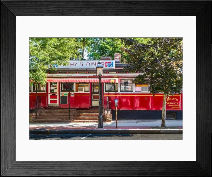 Framed Print : Kathy's Diner on Strong Ave in Northampton, MA closed in June 2013 Framed Print : Kathy's Diner on Strong Ave in Northampton, MA closed in June 2013