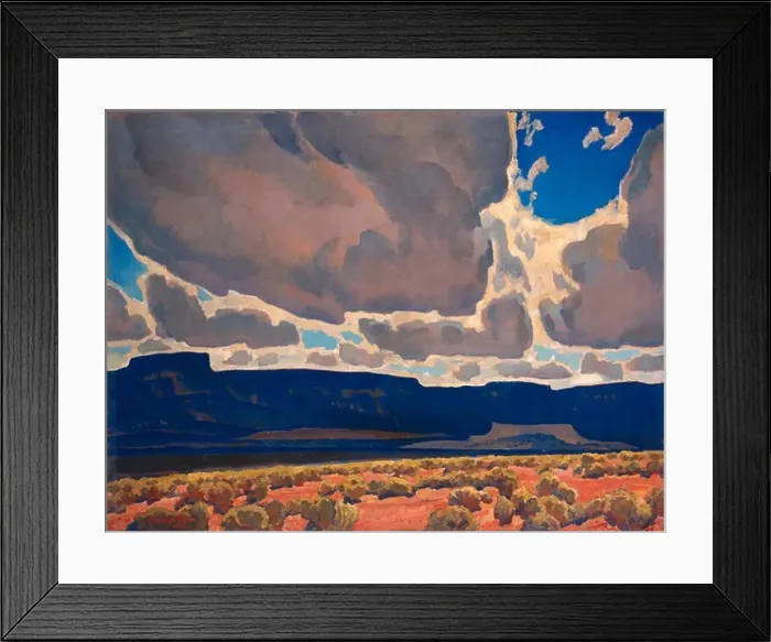Framed Print : English: Mesas in Shadow by Maynard Dixon Framed Print : English: Mesas in Shadow by Maynard Dixon
