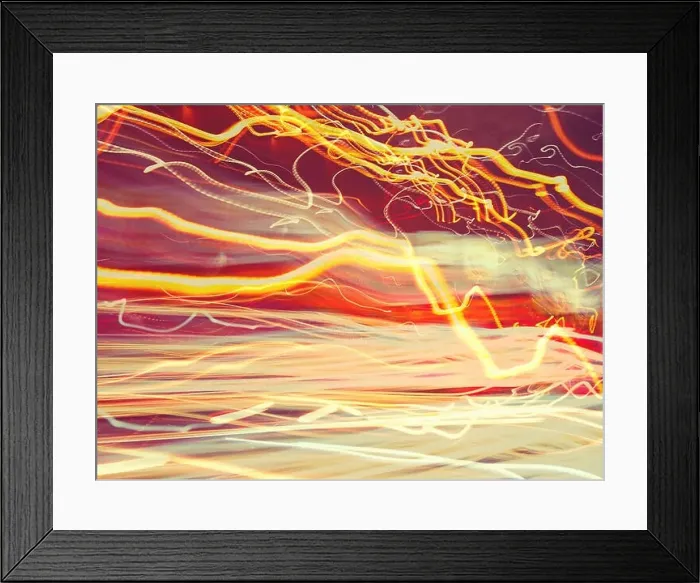 Framed Print : Abstract glowing background, blurry car lights, long exposure, traffic on the road, slow motion, creative wallpaper Framed Print : Abstract glowing background, blurry car lights, long exposure, traffic on the road, slow motion, creative wallpaper