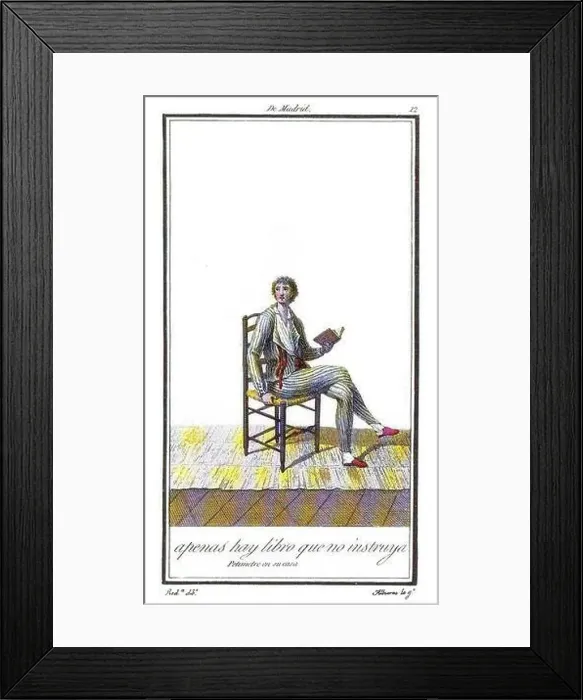 Framed Print : Antonio Rodríguez - Petimetre Framed Print : Antonio Rodríguez - Petimetre
