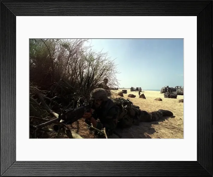 Framed Print : US Marine Corps CPL Scott Hoback Framed Print : US Marine Corps CPL Scott Hoback