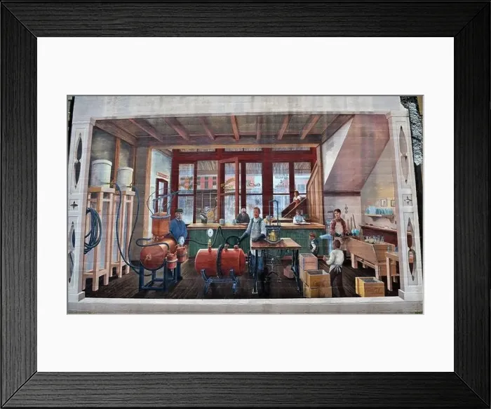 Framed Print : The Biedenharn Candy Company, where Coca Cola was first bottled in 1894 Framed Print : The Biedenharn Candy Company, where Coca Cola was first bottled in 1894