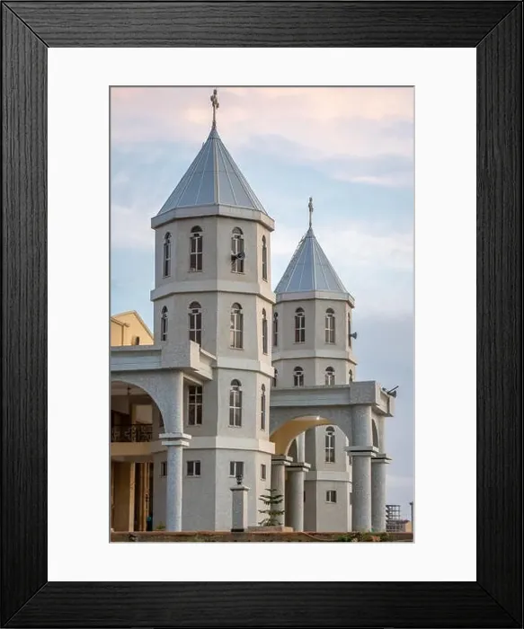 Framed Print : St. Gebriel Church, Mekele, Ethiopia