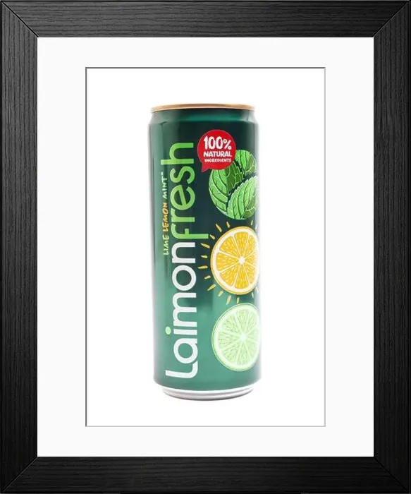 Framed Print : Moscow, Russia, June 27, 2023: Laimon Fresh carbonated drink Framed Print : Moscow, Russia, June 27, 2023: Laimon Fresh carbonated drink