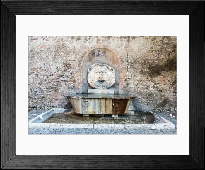 Framed Print : Fountain in Piazza Peter of Illyria square Framed Print : Fountain in Piazza Peter of Illyria square