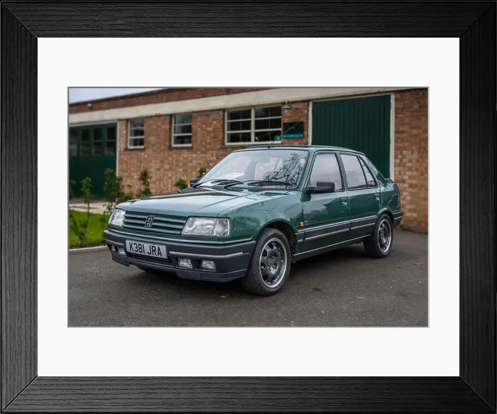 Framed Print : 1993 Peugeot 309 Goodwood GTI Framed Print : 1993 Peugeot 309 Goodwood GTI