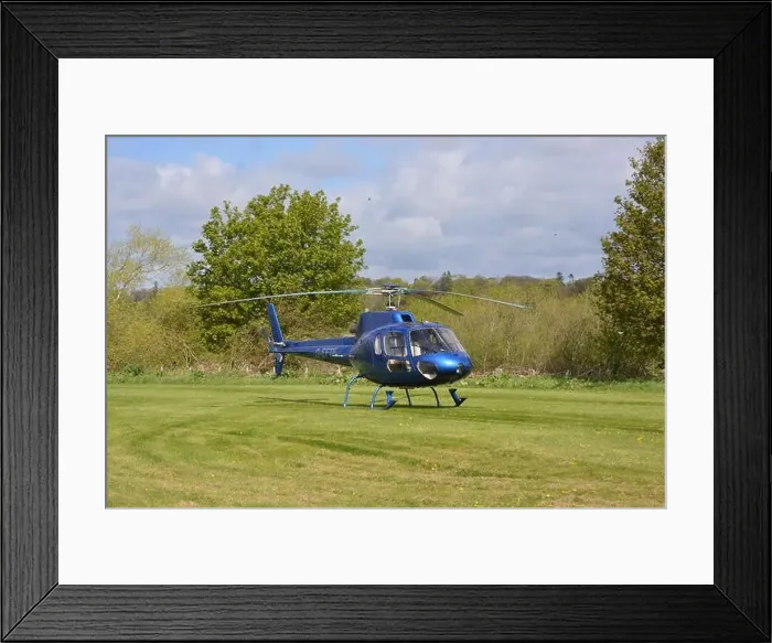 Framed Print : 1985 Aerospatiale AS-350B Ecureuil helicopter Framed Print : 1985 Aerospatiale AS-350B Ecureuil helicopter