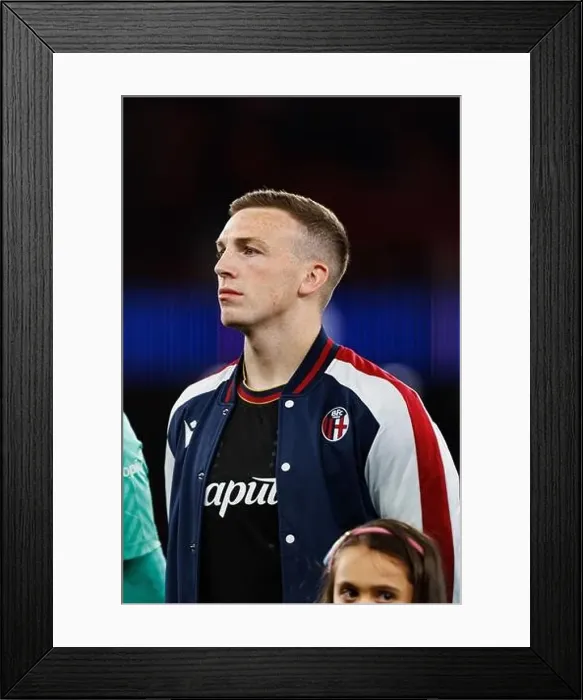 Framed Print : Lewis Ferguson seen during UEFA Champions League game between teams of SL Benfica and Bologna FC 1909 (Maciej Rogowski) Framed Print : Lewis Ferguson seen during UEFA Champions League game between teams of SL Benfica and Bologna FC 1909 (Maciej Rogowski)