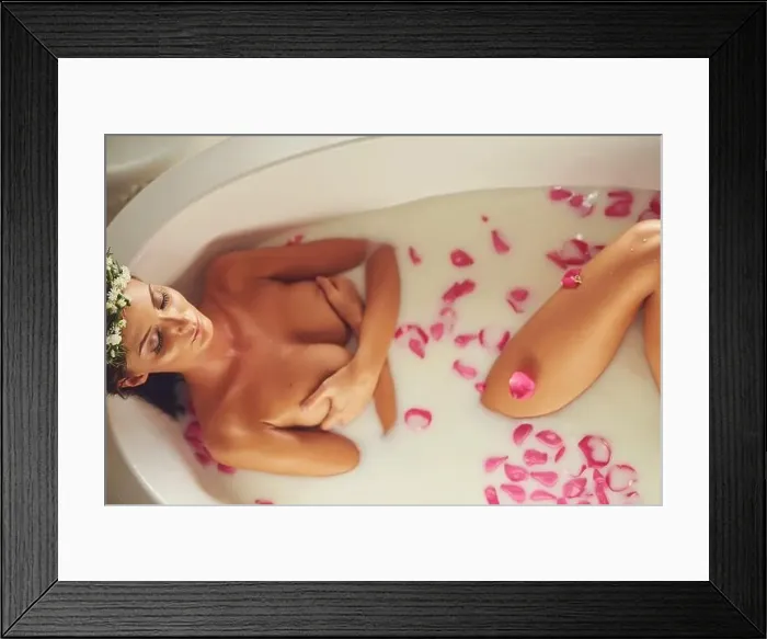 Framed Print : Soaking the stress away Framed Print : Soaking the stress away