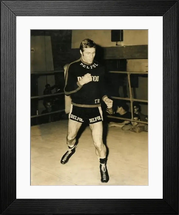 Framed Print : Danish professional boxer Tom Bogs, 1970 Framed Print : Danish professional boxer Tom Bogs, 1970