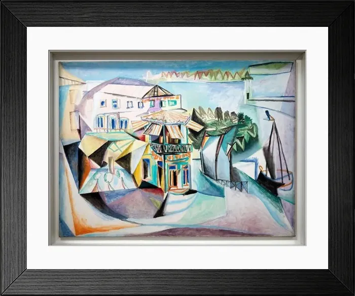 Framed Print : Café à Royan, 1940, Pablo Picasso, 1881-1973, Musée de lArmée, Paris, France Framed Print : Café à Royan, 1940, Pablo Picasso, 1881-1973, Musée de lArmée, Paris, France