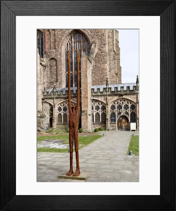 Framed Print : Beyond Limitations sculpture in iron Framed Print : Beyond Limitations sculpture in iron