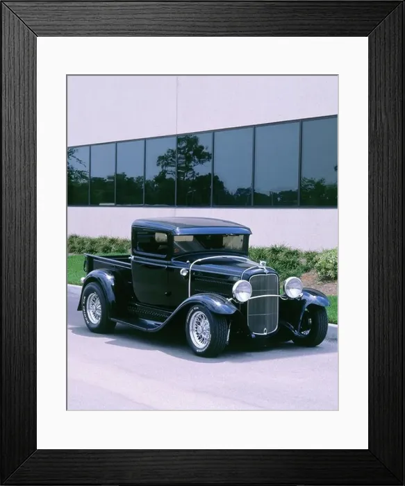 Framed Print : 1932 Ford model B customised truck Framed Print : 1932 Ford model B customised truck