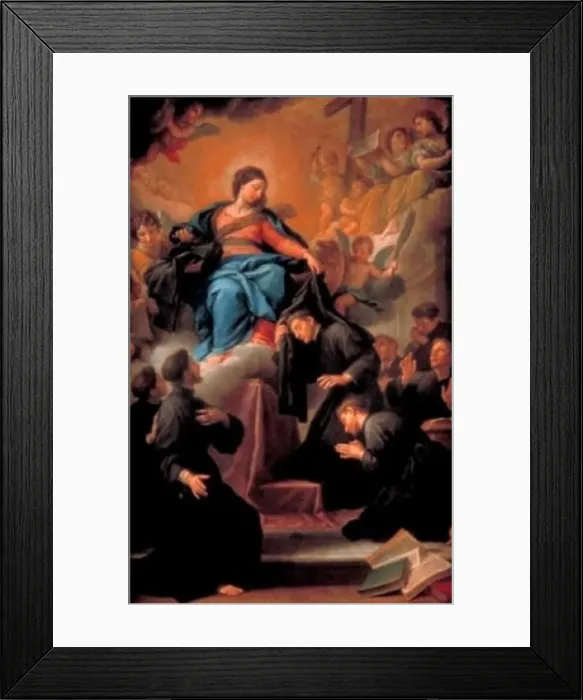 Framed Print : Agostino Masucci Madonna e i sette santi fondatori dell'Ordine servita (1727) Framed Print : Agostino Masucci Madonna e i sette santi fondatori dell'Ordine servita (1727)