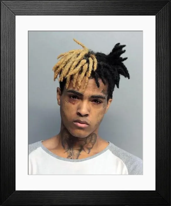 Framed Print : XXXTentacion, State of Florida — Florida Dept. of Corrections Mugshot of rapper XXXTentacion (handout) Framed Print : XXXTentacion, State of Florida — Florida Dept. of Corrections Mugshot of rapper XXXTentacion (handout)