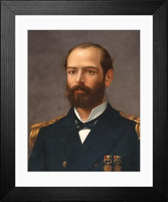 Framed Print : Español: Retrato de Arturo Prat Framed Print : Español: Retrato de Arturo Prat