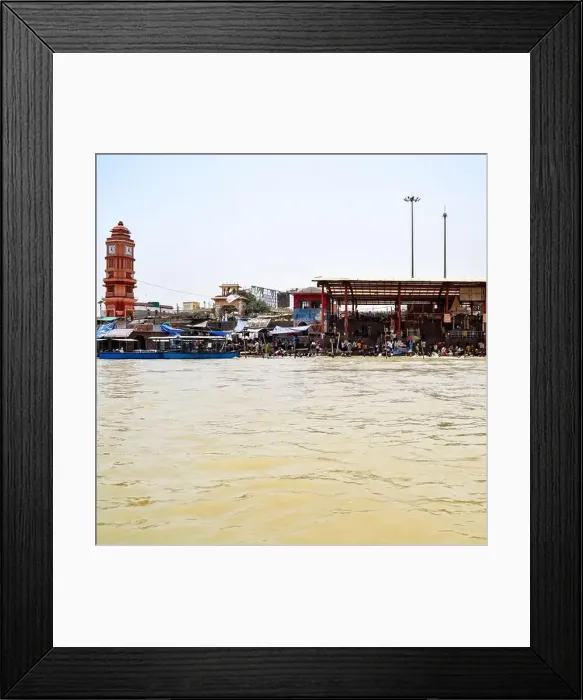Framed Print : Ganga as seen in Garh Mukteshwar Framed Print : Ganga as seen in Garh Mukteshwar