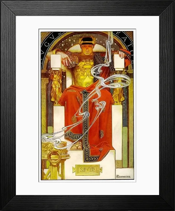 Framed Print : LEYENDECKER J - C - Gaius Julius Caesar Augustus First Roman Emperor Framed Print : LEYENDECKER J - C - Gaius Julius Caesar Augustus First Roman Emperor