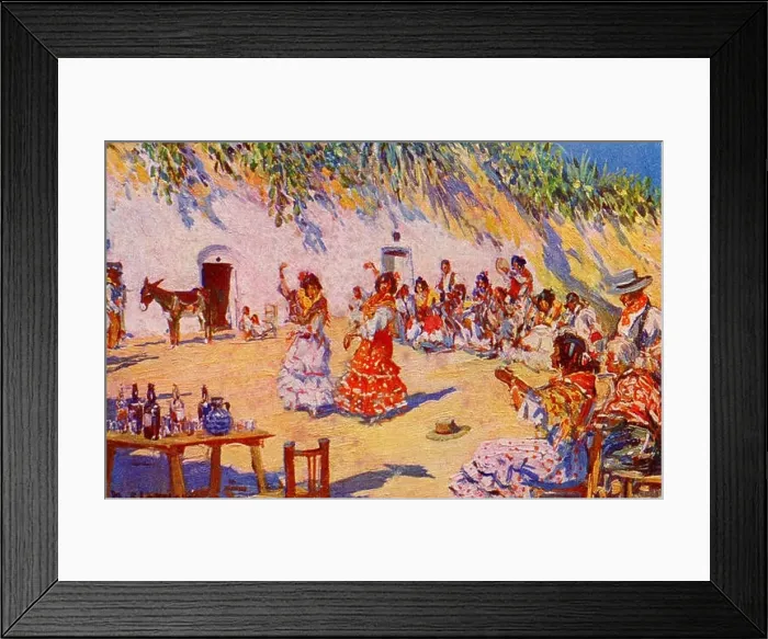 Framed Print : Zambra gitana (gypsy festivities) Framed Print : Zambra gitana (gypsy festivities)