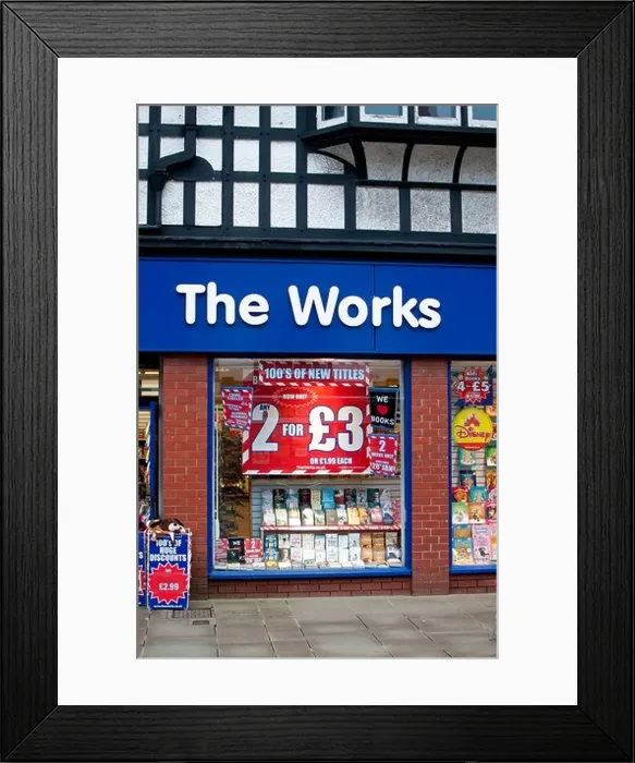 Framed Print : The Works shop, Stratford-upon-Avon, Warwickshire, England, UK Framed Print : The Works shop, Stratford-upon-Avon, Warwickshire, England, UK