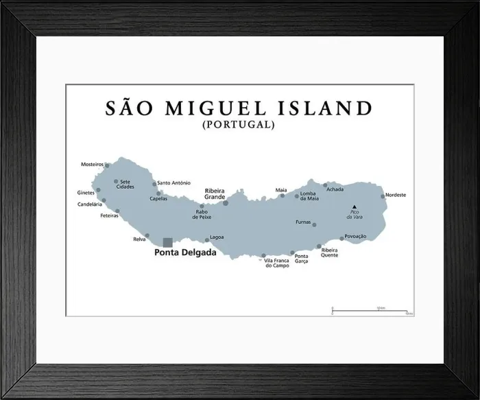 Framed Print : Sao Miguel Island, Azores, Portugal Framed Print : Sao Miguel Island, Azores, Portugal