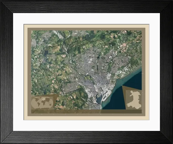 Framed Print : Cardiff, region of Wales - Great Britain Framed Print : Cardiff, region of Wales - Great Britain