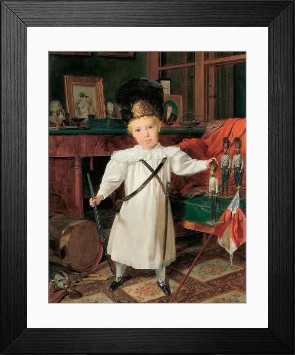 Framed Print : Waldmuller Ferdinand Georg - the Future Emperor Franz Joseph Age 2 Framed Print : Waldmuller Ferdinand Georg - the Future Emperor Franz Joseph Age 2