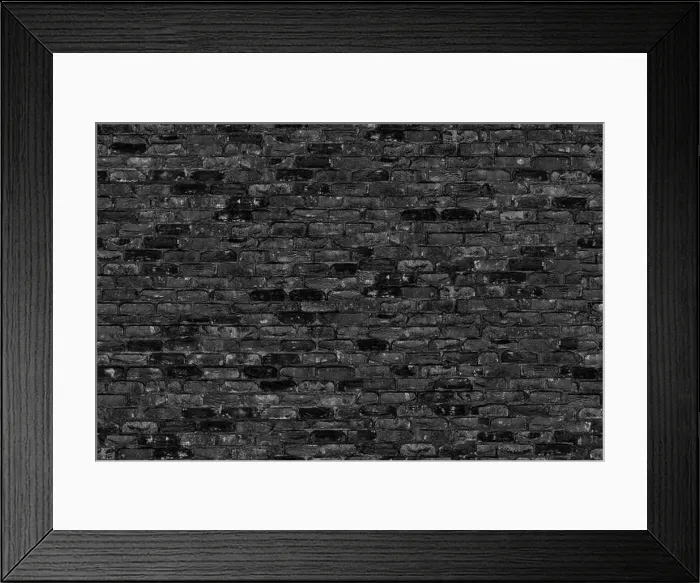 Framed Print : Seamless texture Brick Dark Grey Framed Print : Seamless texture Brick Dark Grey