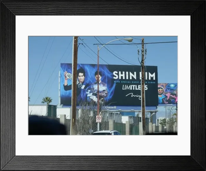 Framed Print : Las Vegas, Nevada, USA 8th March 2024 Shin Lim Limitless Billboard with Colin Cloud on Las Vegas Blvd on March 8 Framed Print : Las Vegas, Nevada, USA 8th March 2024 Shin Lim Limitless Billboard with Colin Cloud on Las Vegas Blvd on March 8