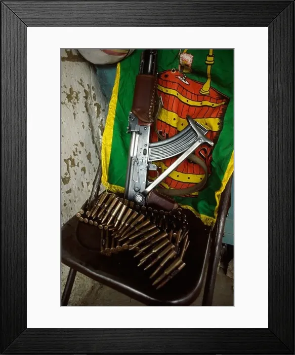 Framed Print : Pakistan NWFP Darra Adam Khel Chinese made AK47 Kalashnikov with bullets Framed Print : Pakistan NWFP Darra Adam Khel Chinese made AK47 Kalashnikov with bullets
