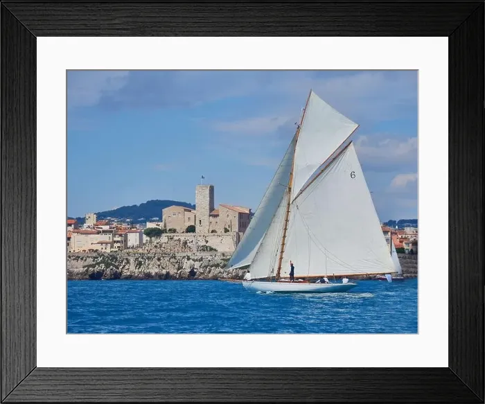 Framed Print : Les Voiles d'Antibes 2024, the Classic yacht regatta in Antibes, south of France Framed Print : Les Voiles d'Antibes 2024, the Classic yacht regatta in Antibes, south of France