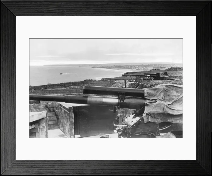 Framed Print : German battery at the Atlantic Wall, 1942 Framed Print : German battery at the Atlantic Wall, 1942