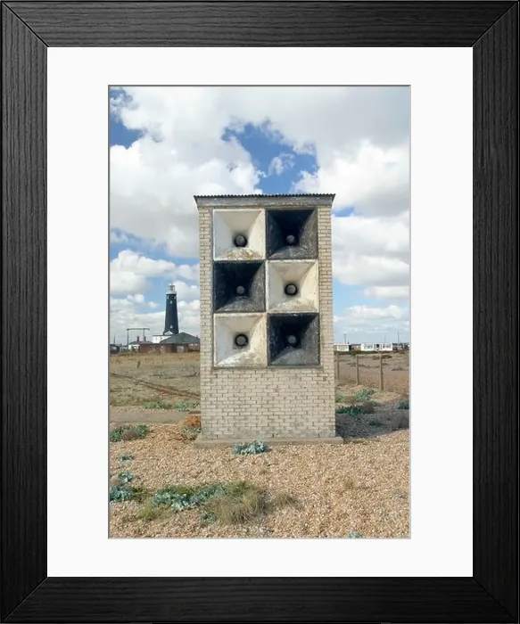 Framed Print : A fog horn at Dungeness Framed Print : A fog horn at Dungeness