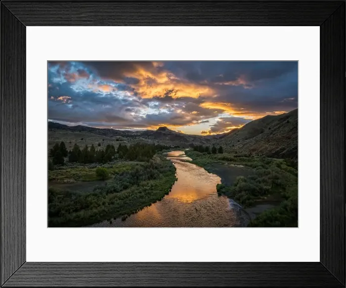 Framed Print : The Wild and Scenic John Day River at Priest Hole access in eastern Oregon Framed Print : The Wild and Scenic John Day River at Priest Hole access in eastern Oregon